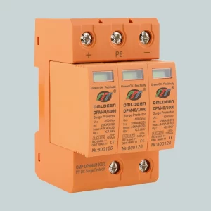 OMP-DPM40/1000/3P,DC1000V 光伏直流浪涌保护器,用于光伏汇流箱、光伏电站、分布式太阳能电站